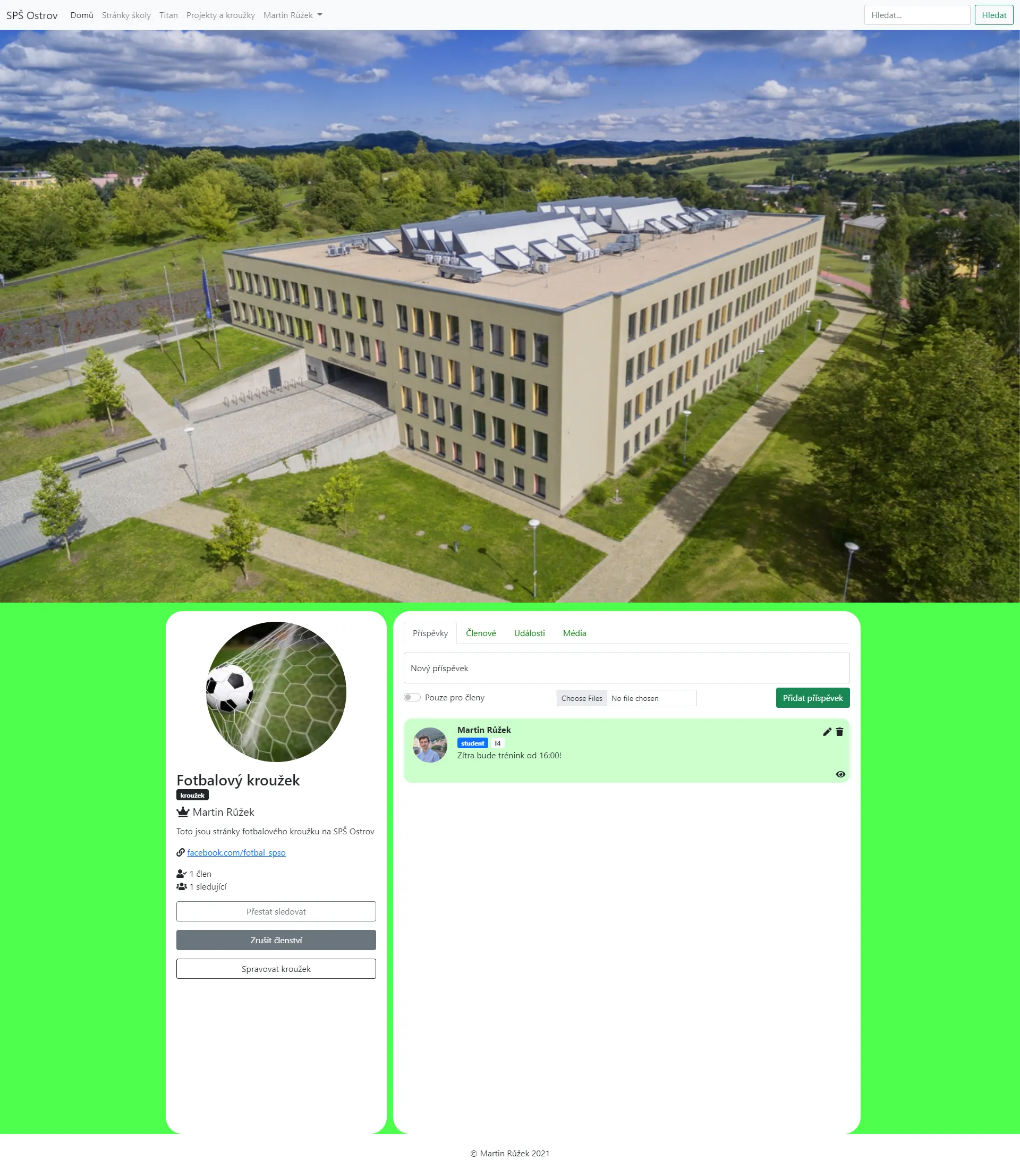 Ukázka administrace DMP